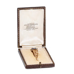 1940s Sapphire and Diamond Clip-Charlotte Sayers Antique Jewellery