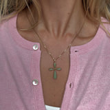 1960's Jade Cross Pendant-Charlotte Sayers Antique Jewellery