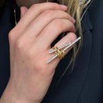 Abstract Diamond Ring-Charlotte Sayers Antique Jewellery