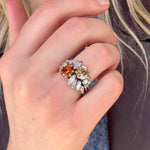 Amazing 1960s Zircon and Diamond Ring-Charlotte Sayers Antique Jewellery
