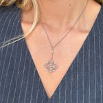 Art Deco Diamond Pendant-Charlotte Sayers Antique Jewellery