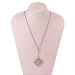 Art Deco Diamond Pendant-Charlotte Sayers Antique Jewellery