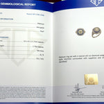 Art Deco Inspired Cushion Cut Diamond and Sapphire Ring-Charlotte Sayers Antique Jewellery