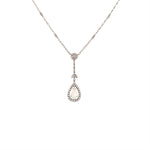 Art Deco Opal and Diamond Pendant-Charlotte Sayers Antique Jewellery