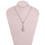 Art Deco Opal and Diamond Pendant-Charlotte Sayers Antique Jewellery