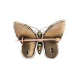 Art Nouveau Blue Enamel Butterfly Brooch-Charlotte Sayers Antique Jewellery