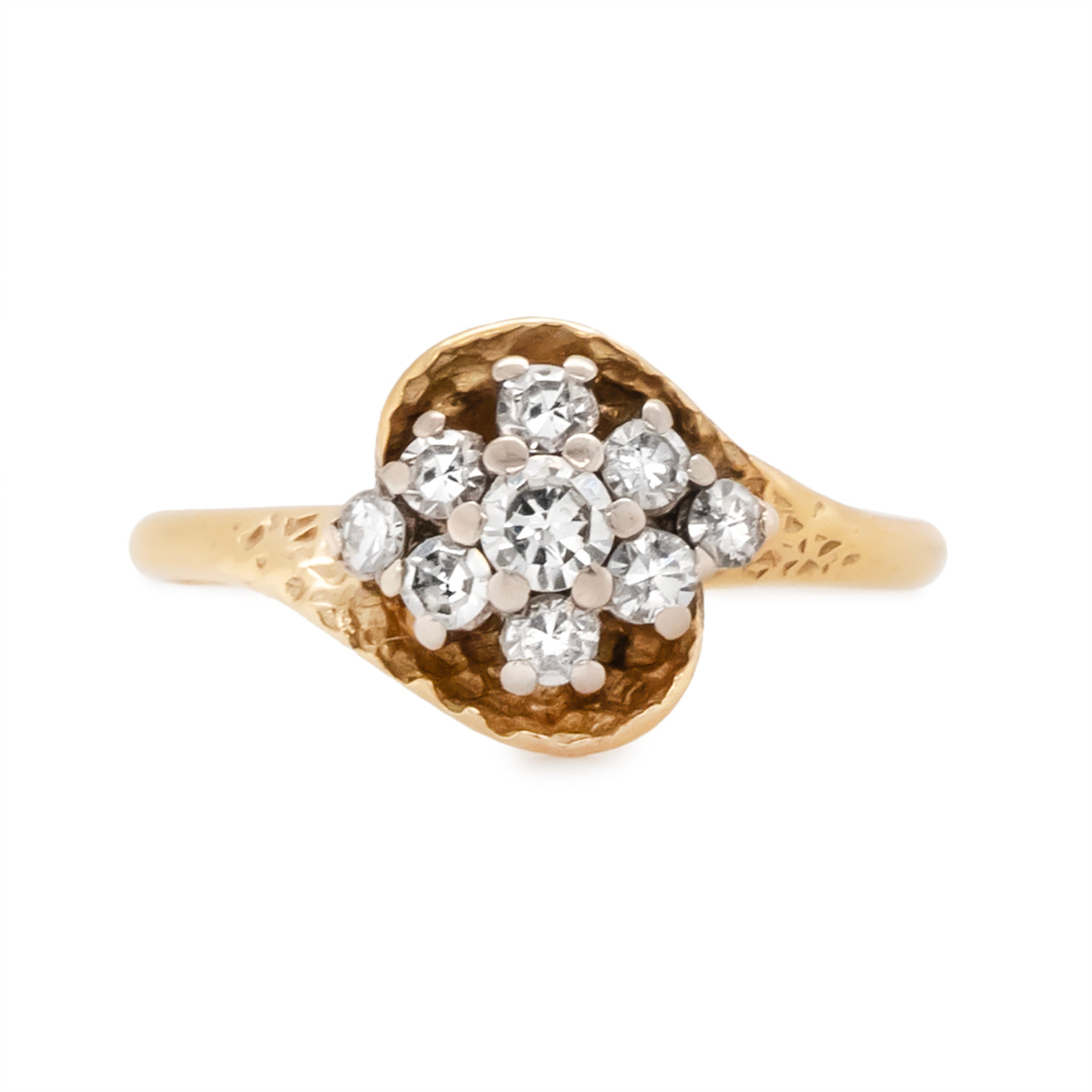 Ben Rosenfeld Diamond Ring-Charlotte Sayers Antique Jewellery