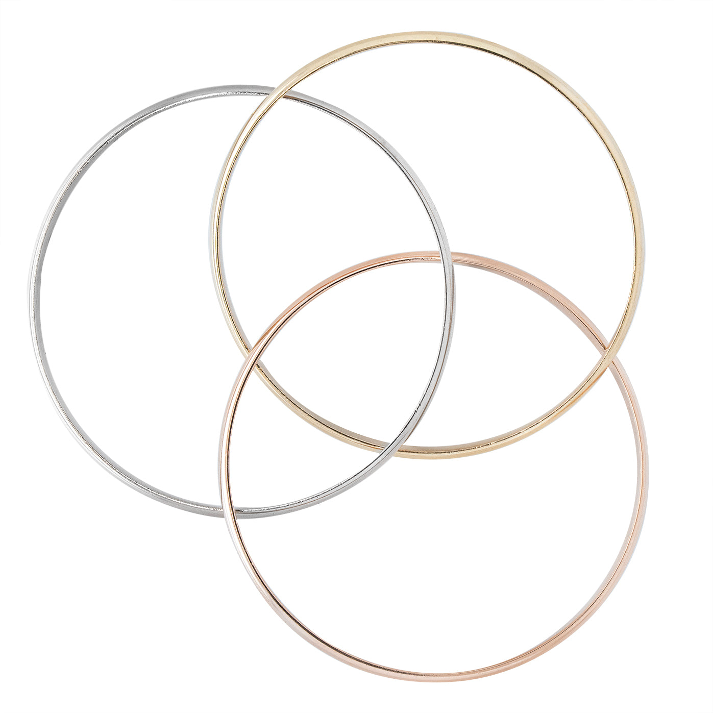 Cartier Trinity Bangles-Charlotte Sayers Antique Jewellery