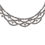 Cut Steel Necklace-Charlotte Sayers Antique Jewellery