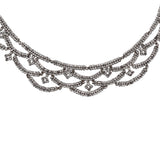 Cut Steel Necklace-Charlotte Sayers Antique Jewellery