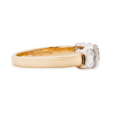 Diamond Three Stone Ring-Charlotte Sayers Antique Jewellery