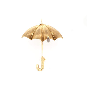 Mappin and Webb Umbrella Brooch