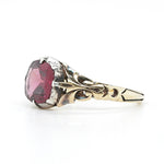 Early Victorian Garnet Ring-Charlotte Sayers Antique Jewellery