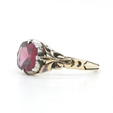 Early Victorian Garnet Ring-Charlotte Sayers Antique Jewellery