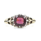 Early Victorian Garnet Ring-Charlotte Sayers Antique Jewellery