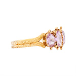 Early Victorian Pink Topaz Ring-Charlotte Sayers Antique Jewellery
