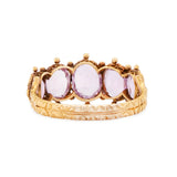 Early Victorian Pink Topaz Ring-Charlotte Sayers Antique Jewellery