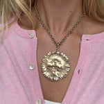 Edmund Kaszewski Smiling Sun Necklace-Charlotte Sayers Antique Jewellery