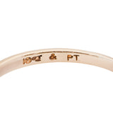Edwardian Diamond Three Stone Ring-Charlotte Sayers Antique Jewellery