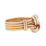 Edwardian Gold Knot Ring-Charlotte Sayers Antique Jewellery