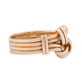 Edwardian Gold Knot Ring-Charlotte Sayers Antique Jewellery