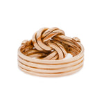 Edwardian Gold Knot Ring-Charlotte Sayers Antique Jewellery