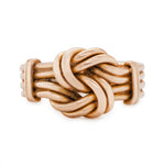 Edwardian Gold Knot Ring-Charlotte Sayers Antique Jewellery