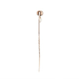 Georgian Amethyst and Natural Pearl Stick Pin-Charlotte Sayers Antique Jewellery