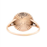 Georgian Blue Enamel and Diamond Ring-Charlotte Sayers Antique Jewellery