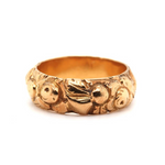 Georgian Chased Ring-Charlotte Sayers Antique Jewellery