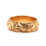 Georgian Chased Ring-Charlotte Sayers Antique Jewellery