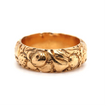 Georgian Chased Ring-Charlotte Sayers Antique Jewellery