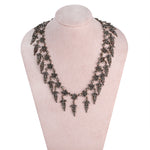 Georgian Cut Steel Necklace-Charlotte Sayers Antique Jewellery
