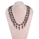 Georgian Cut Steel Necklace-Charlotte Sayers Antique Jewellery