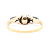 Georgian Diamond Basket Ring-Charlotte Sayers Antique Jewellery