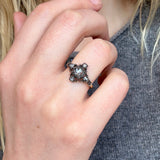 Georgian Diamond Cruciform Ring-Charlotte Sayers Antique Jewellery