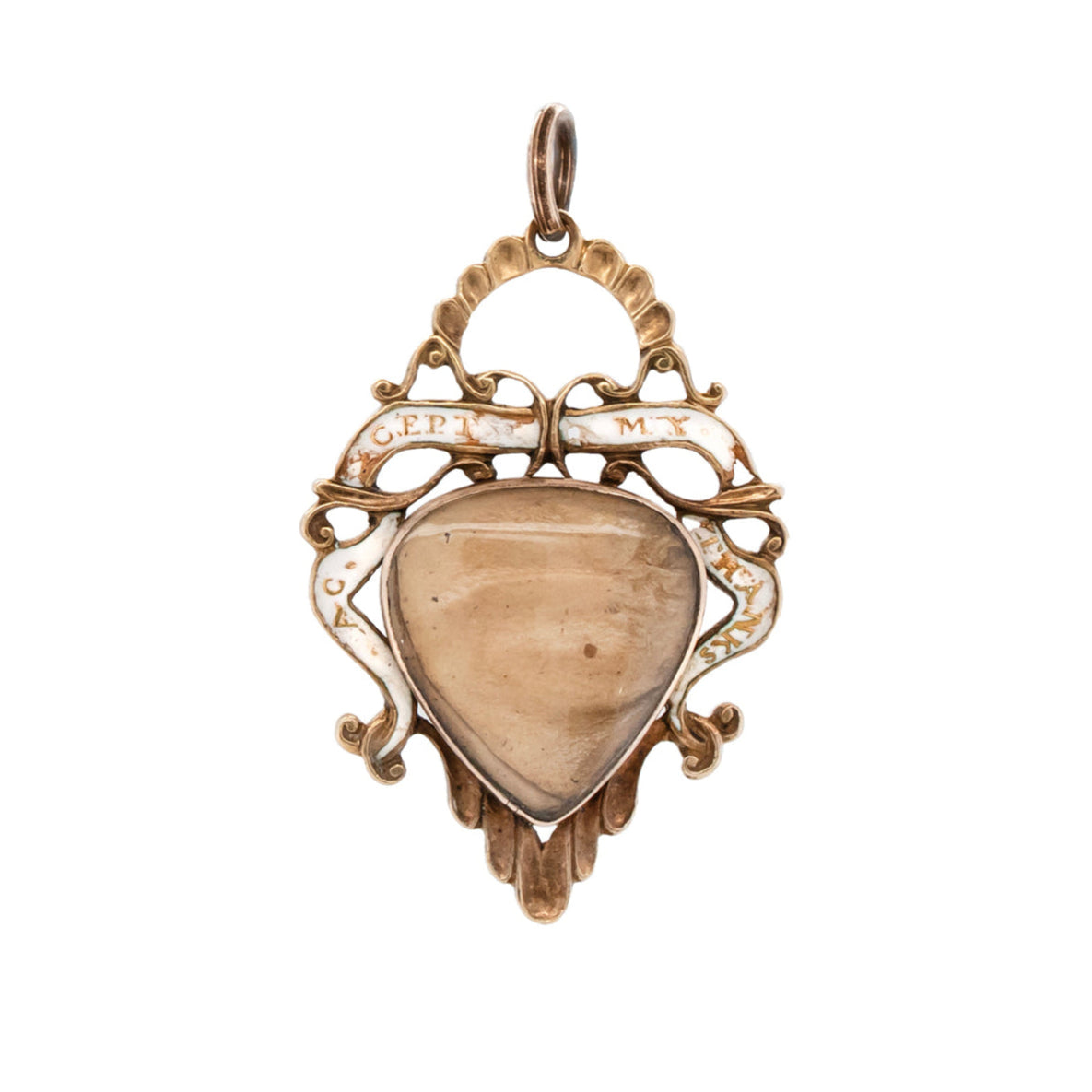 Georgian Enamel Locket-Charlotte Sayers Antique Jewellery