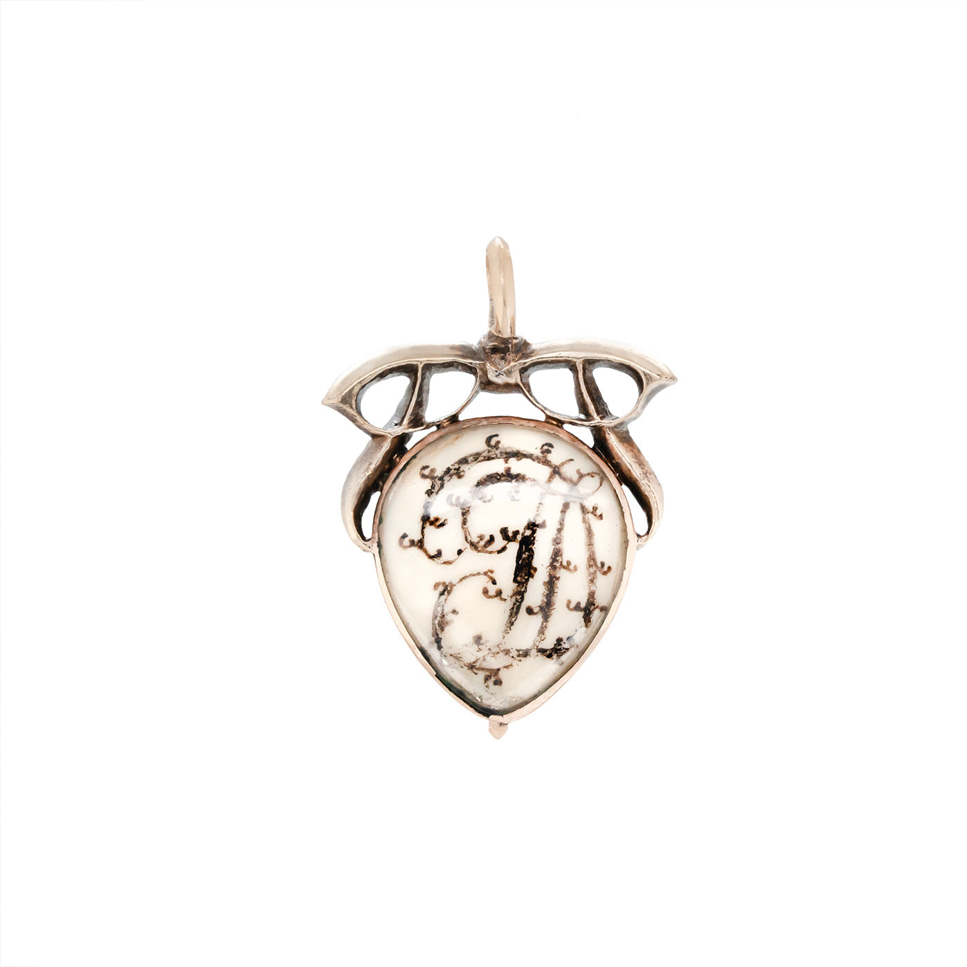 Georgian Garnet Miniature Locket-Charlotte Sayers Antique Jewellery