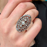 Georgian Marquise Shaped Ring-Charlotte Sayers Antique Jewellery