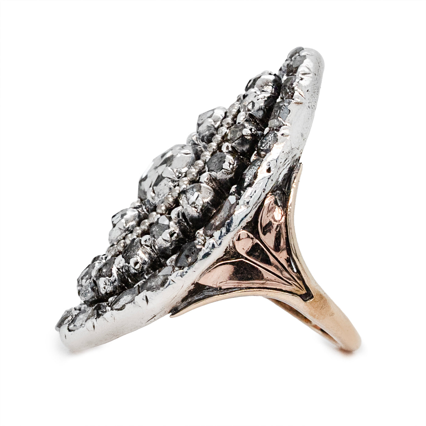 Georgian Marquise Shaped Ring-Charlotte Sayers Antique Jewellery