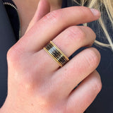 Georgian Mourning Band Ring "Mary Grier"-Charlotte Sayers Antique Jewellery