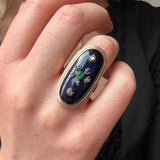Georgian Navette Ring-Charlotte Sayers Antique Jewellery