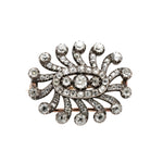 Georgian Old Mine Cut Diamond Brooch-Charlotte Sayers Antique Jewellery