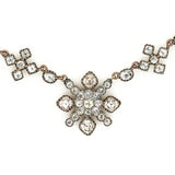 Georgian Paste Maltese Cross Necklace-Charlotte Sayers Antique Jewellery