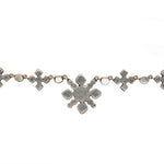 Georgian Paste Maltese Cross Necklace-Charlotte Sayers Antique Jewellery