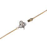 Georgian Paste Trefoil Necklace-Charlotte Sayers Antique Jewellery