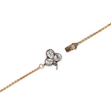 Georgian Paste Trefoil Necklace-Charlotte Sayers Antique Jewellery