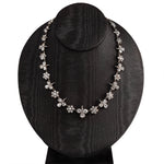 Georgian Paste Trefoil Necklace-Charlotte Sayers Antique Jewellery