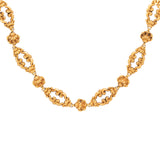 Georgian Repoussé Gold Chain-Charlotte Sayers Antique Jewellery