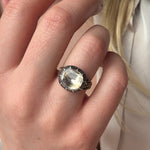 Georgian Rock Crystal Ring-Charlotte Sayers Antique Jewellery